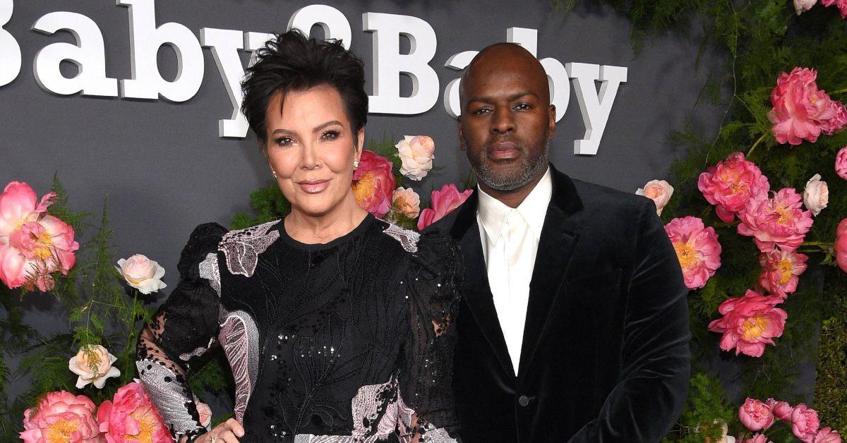 Photo of Kris Jenner and her boyfriend, Corey Gamble.