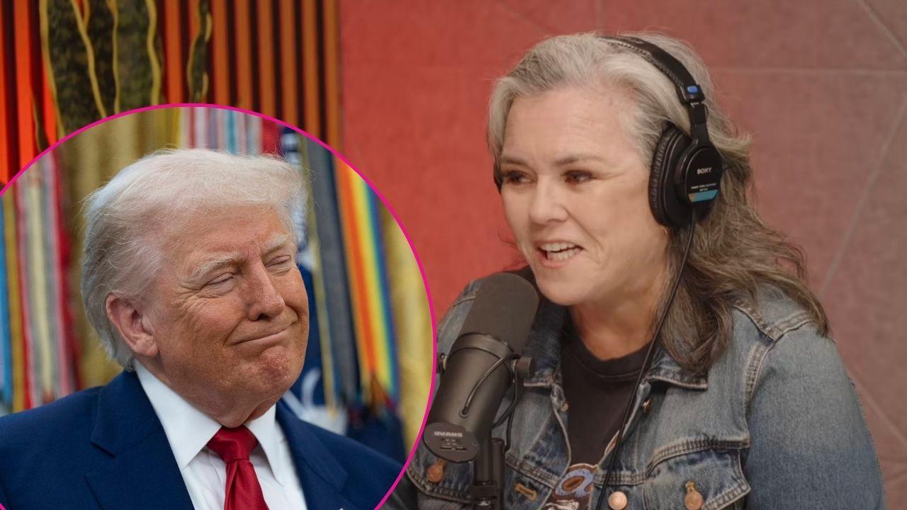 Composite photo of Donald Trump and Rosie O'Donnell.