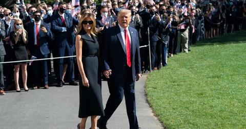 melania trump donald trump rock