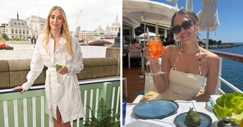 hot celebrities with spritzers sophie turner jessica alba