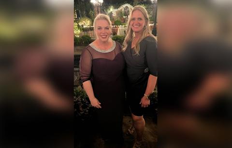 sister wives star christine brown attends stepson logan browns wedding