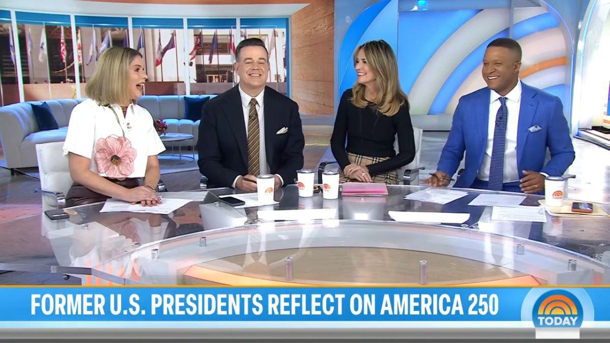 Photo of Jenna Bush Hager interviewed four former president in honor of America's 250th anniversary. 