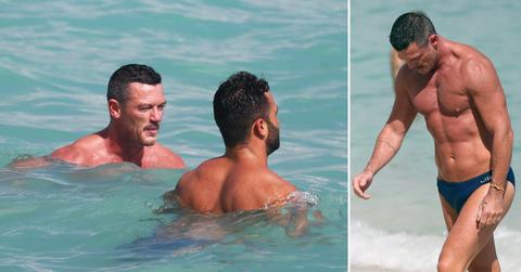 luke evans sexy nude beach mystery man ok