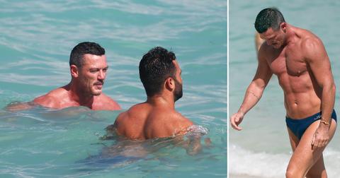 luke evans sexy nude beach mystery man ok