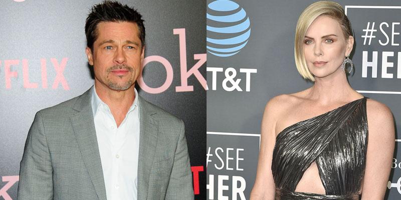 Brad pitt charlize theron post pic