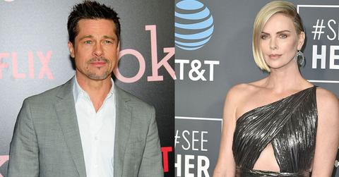Brad pitt charlize theron post pic