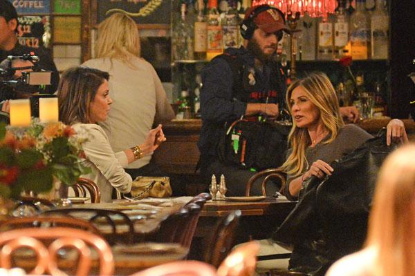 Bethenny frankel carole radziwill filming rhony real housewives new york 05