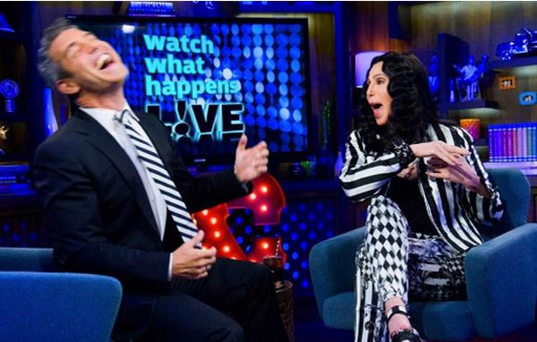 WWHL Stacked Cher Slap