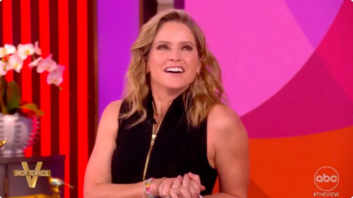 Photo of Sara Haines called 'Heated Rivalry' an 'adorable' show.