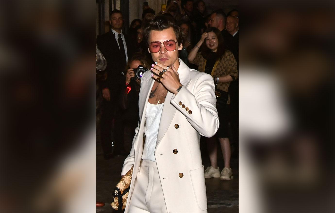 Harry Styles At The Gucci Parade at the Capitoline Museums