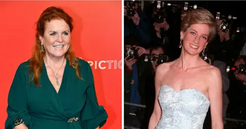 Photo of Sarah Ferguson and Princess Diana