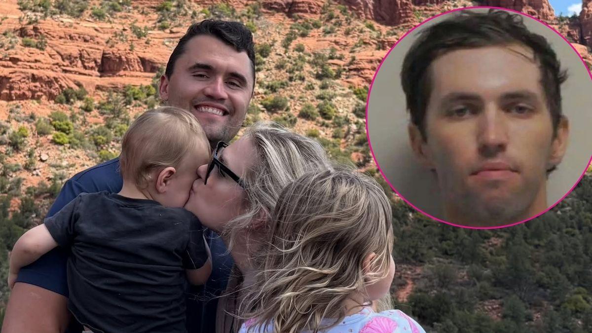Photo of Charlie Kirk, Erika Kirk and Tyler Robinson