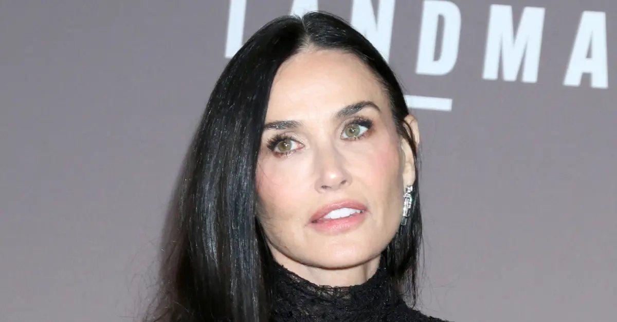 demi moore almost quit acting  before the substance