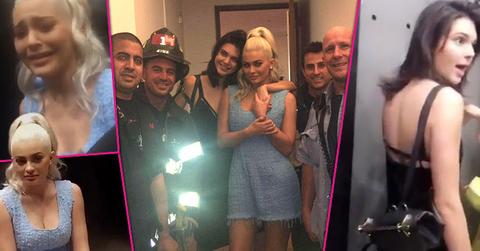 kendall jenner kylie jenner rescued trapped elevator