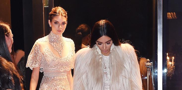 Kim Kardashian and Kendall Jenner are ready for their close ups