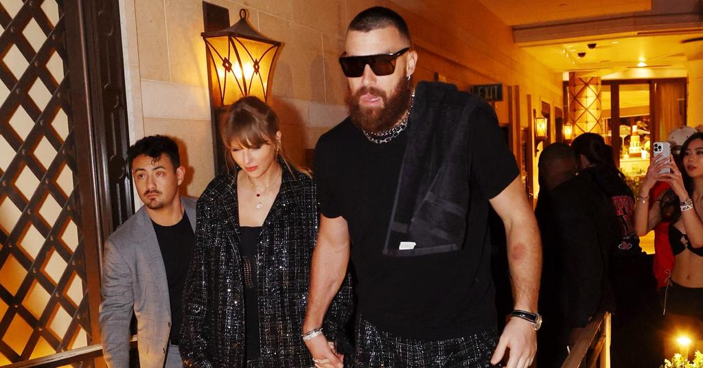 Taylor Swift & Travis Kelce Attend Madonna's Oscars After-Party