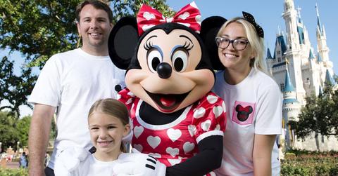 JAMIE LYNN SPEARS AND FAMILY AT DISNEY WORLD