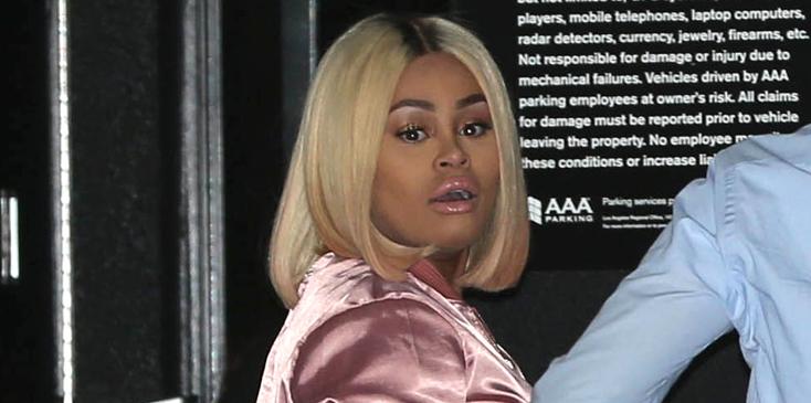 *EXCLUSIVE* Blac Chyna shows her bulging baby bump at Amber RoseÕs Birthday Bash