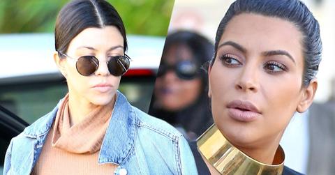 Kourtney Kardashian Disses Kim Kardashian