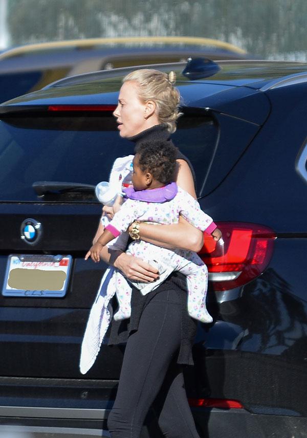 Charlize Theron Son Jackson Temper Tantrum