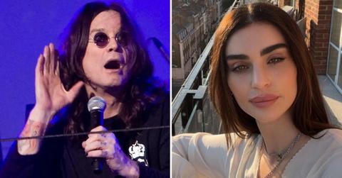 Composite photo of Ozzy and Aimee Osbourne