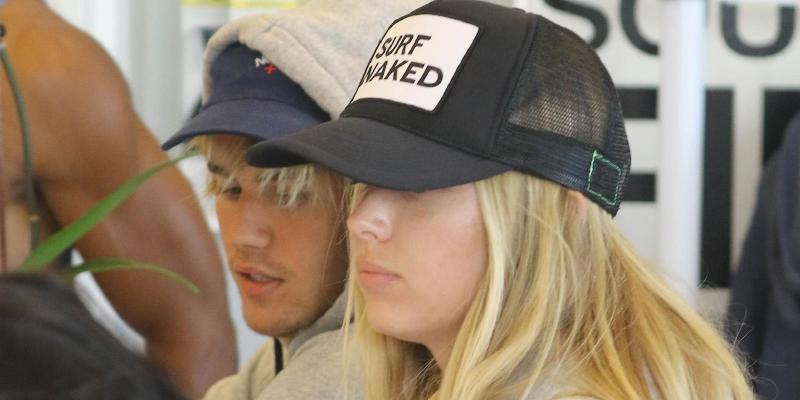 Justin Bieber and Baskin Champion spotted at a SoulCycle class