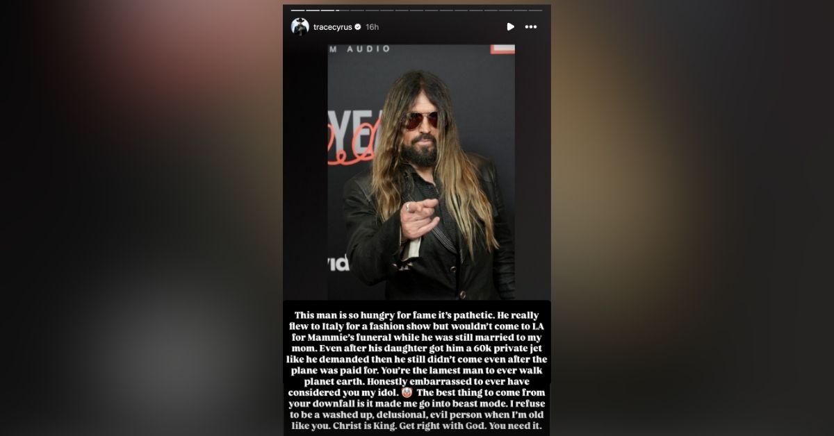 miley cyrus family rant