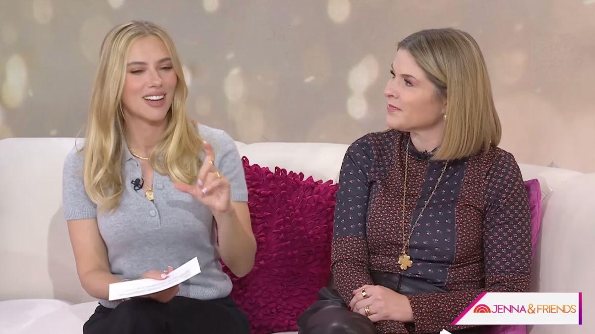 Photo of Scarlett Johansson and Jenna Bush Hager