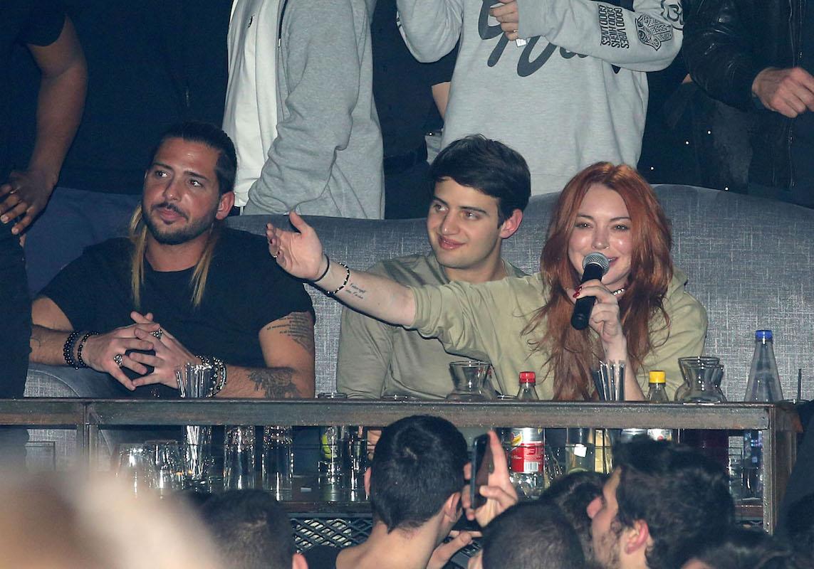 Exclusive&#8230; Lindsay Lohan Parties At Her Nightclub In Greece