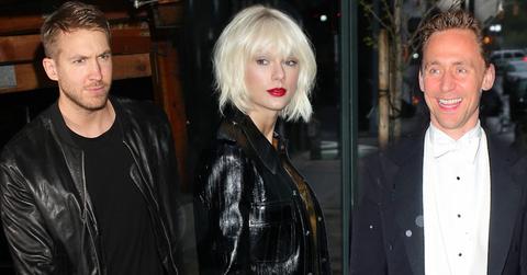 taylor swift tom hiddleston making out calvin reaction