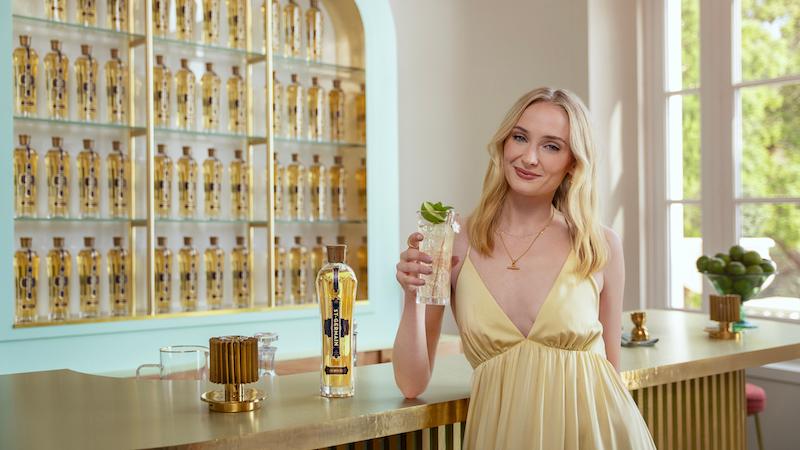 sophie turner x st germain spritz up your summer campaign shoot