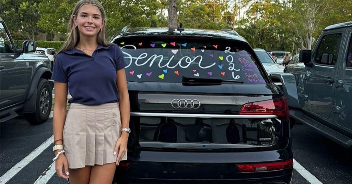 photo of Kai Trump expressed how shocked she is to be in her last year of high school