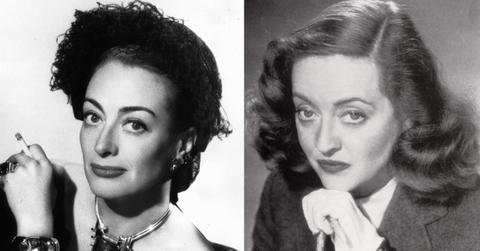 photo of Joan Crawford and Bette Davis.