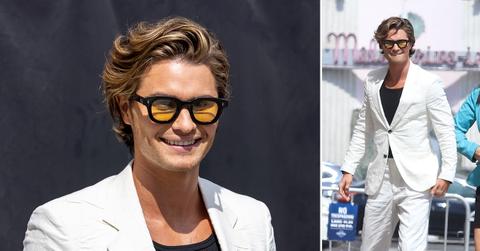 chase stokes arriving at jimmy kimmel live