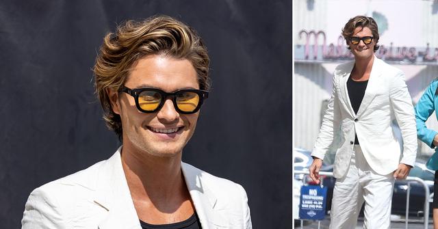 chase stokes arriving at jimmy kimmel live