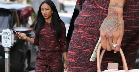 Karrueche Tran Engagement Ring Photos