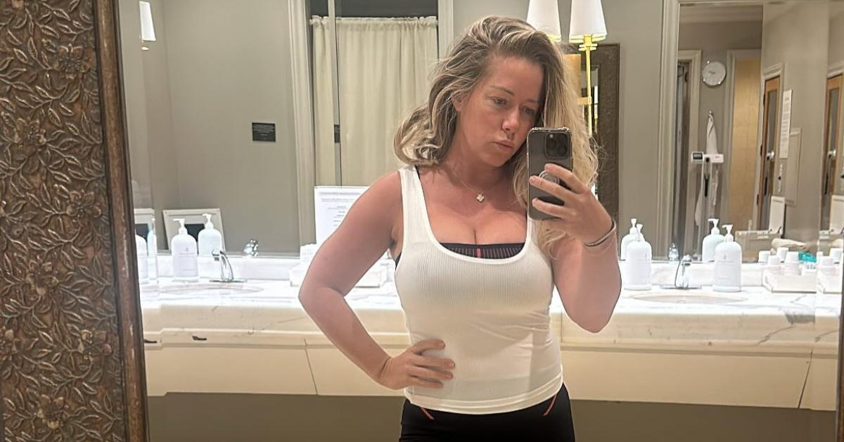 kendra wilkinson weight gain aged playboy feels good mentally healthy