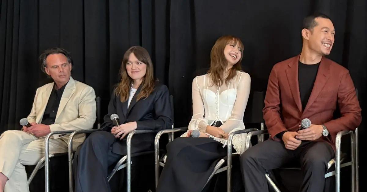 walton goggins aimee lou woods rift awkward white lotus cast