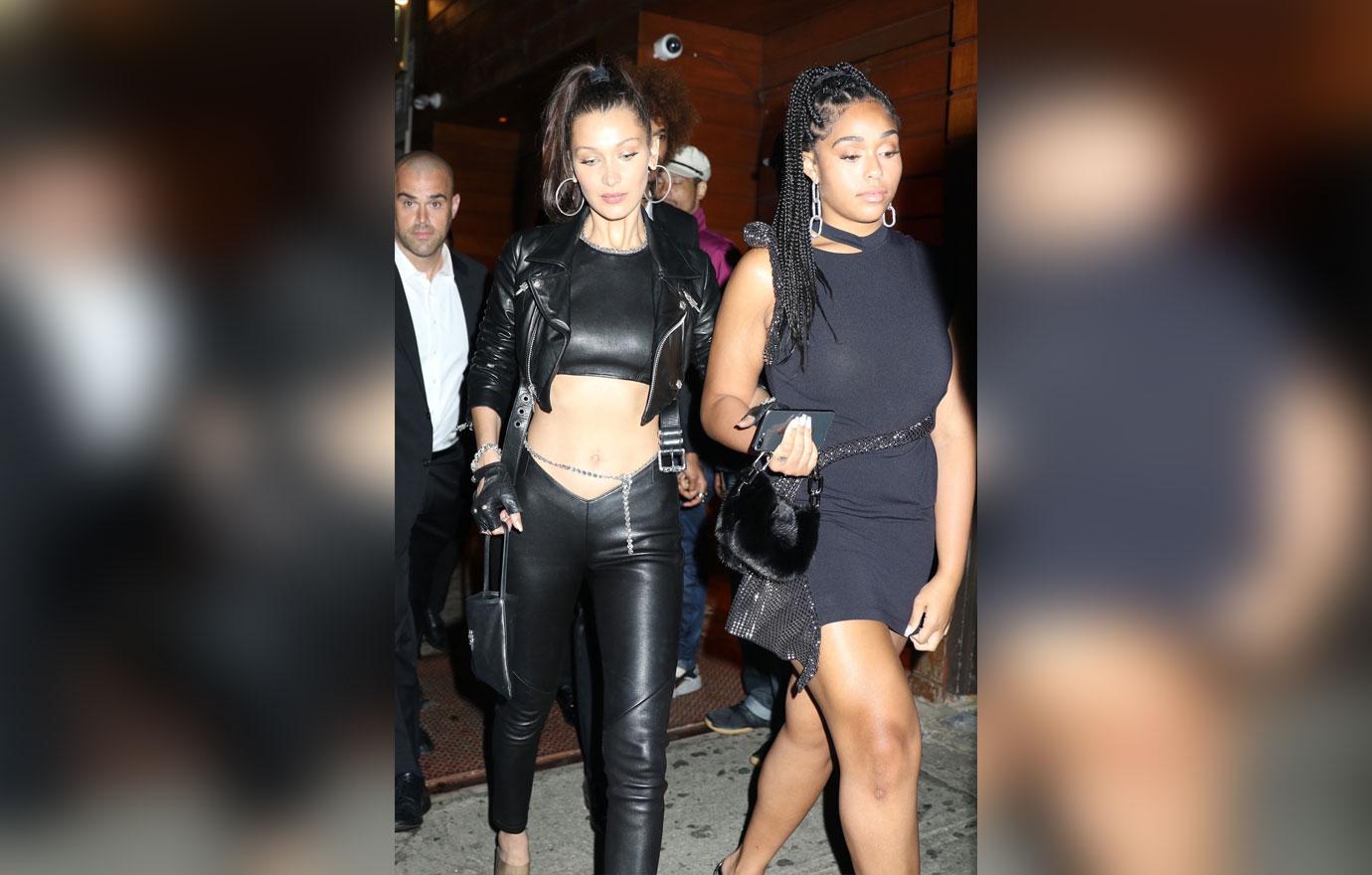 Bella Hadid and Jordan Woods go party hopping after the MET Gala