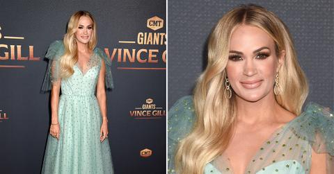 cmt giants vince gill arrivals carrie underwood pp