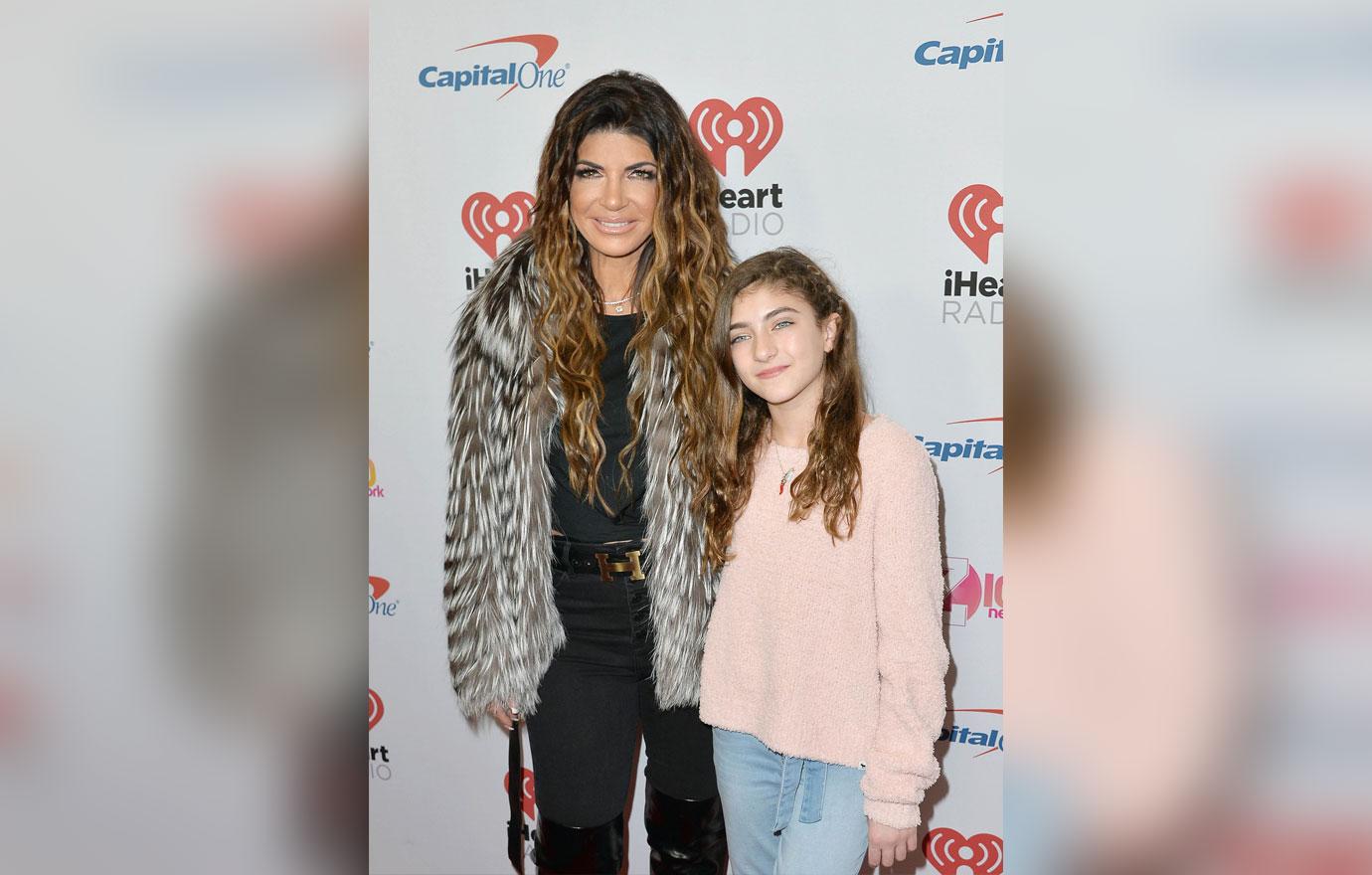 Teresa Giudice and daughter at iHeartRadio`s Z100 Jingle Ball 2019