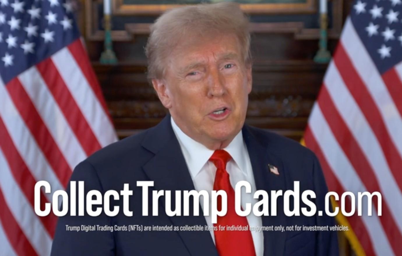 donald trump mocked selling embarrassing nft trading cards