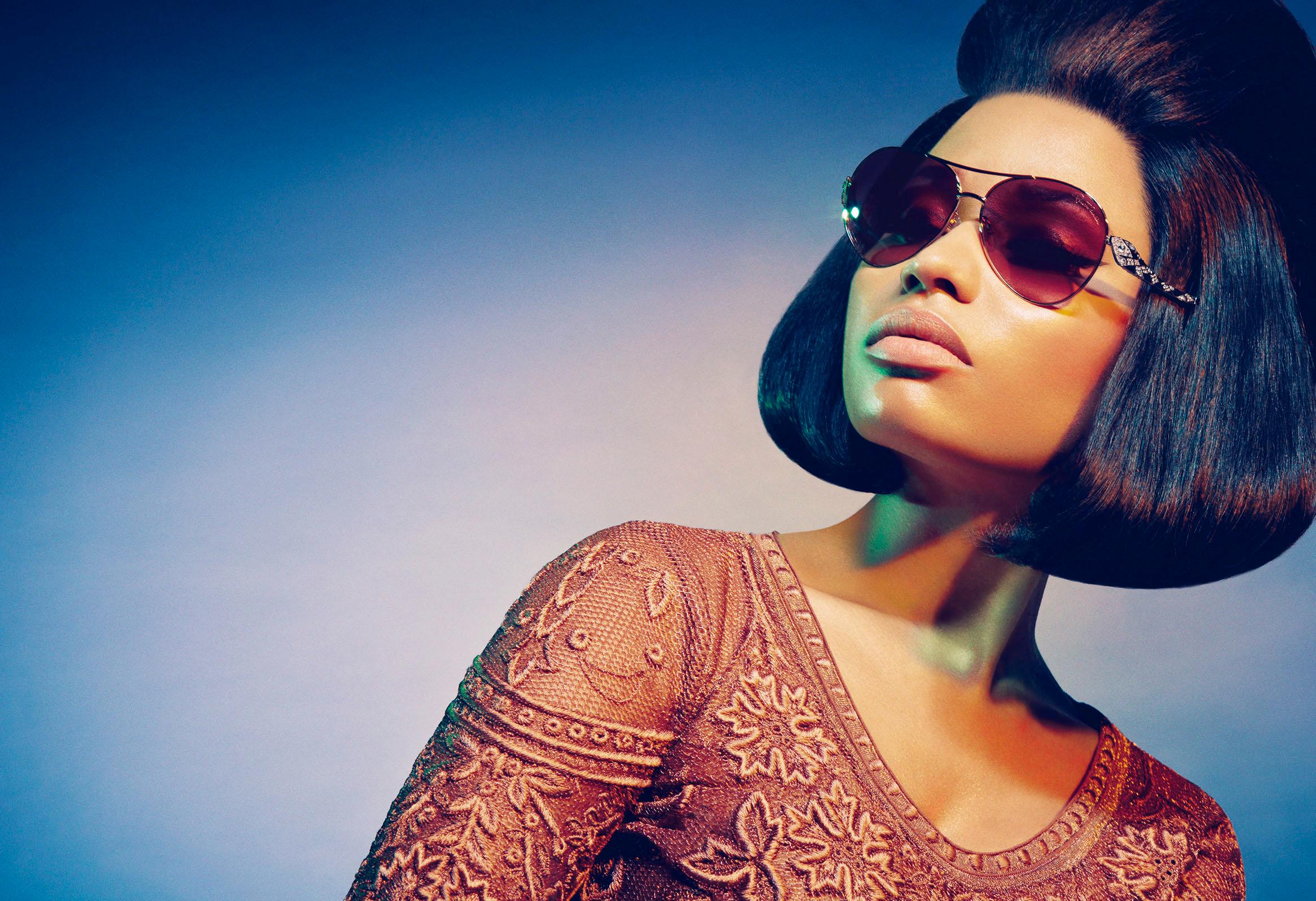 Nicki Minaj models for Roberto Cavalli