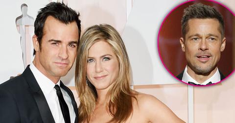 Justin Theroux Jennifer Aniston Brad Pitt Friends Long
