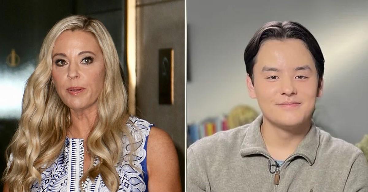 Split photo of Kate and Collin Gosselin