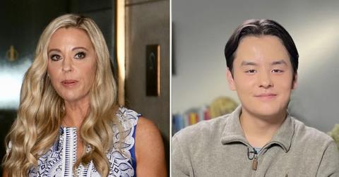 Split photo of Kate and Collin Gosselin