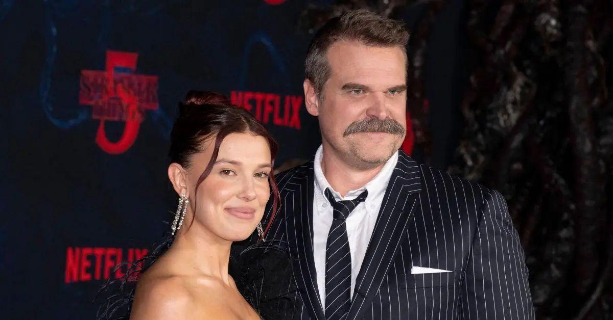 Photo of David Harbour and Millie Bobby Brown have maintained a united front.