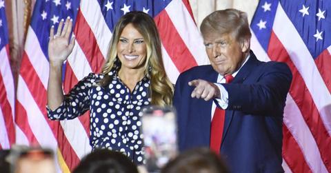 Photo of Melania Trump and Donald Trump.