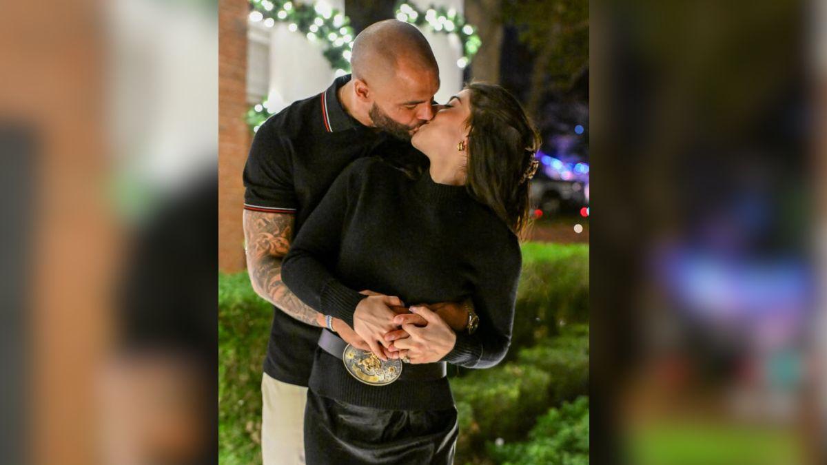 Photo of Dak Prescott and Sarah Jane Ramos.