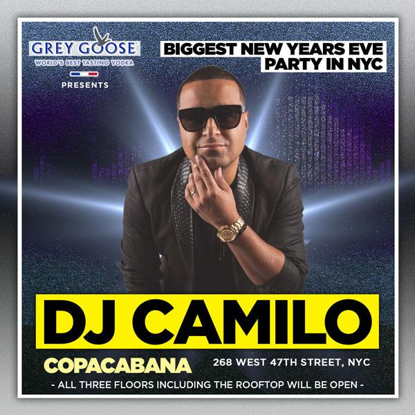 Dj Camilo at Copacanba nye 2016